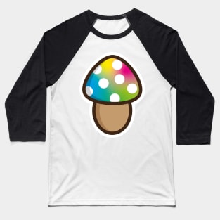 trippy mushroon Baseball T-Shirt